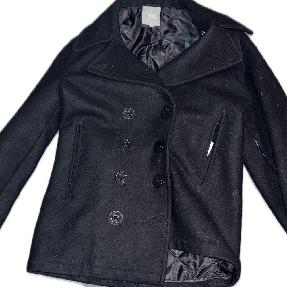 Wool men’s peacoat